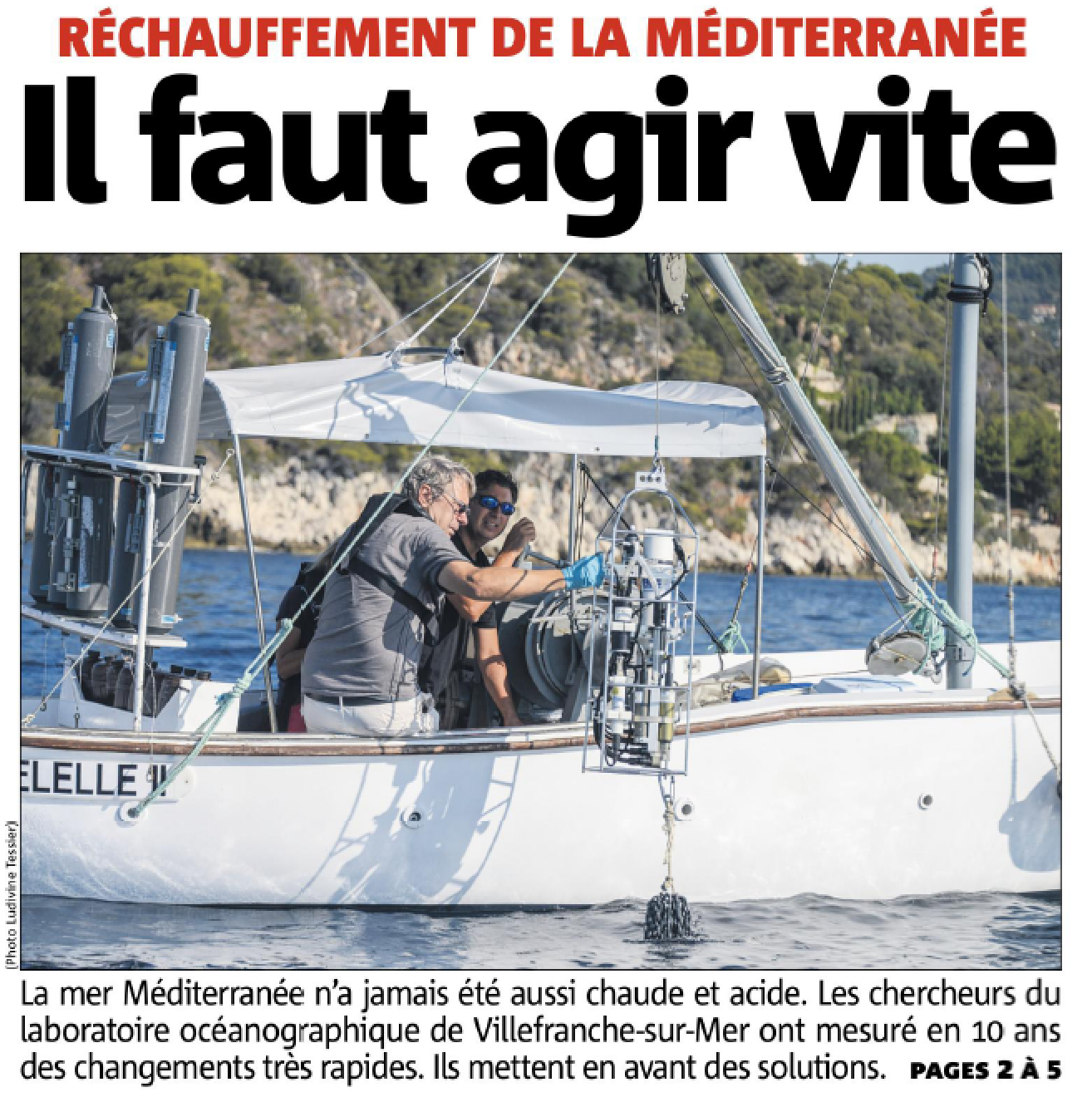 Réchauffement de la méditerranée : il faut agir vite !